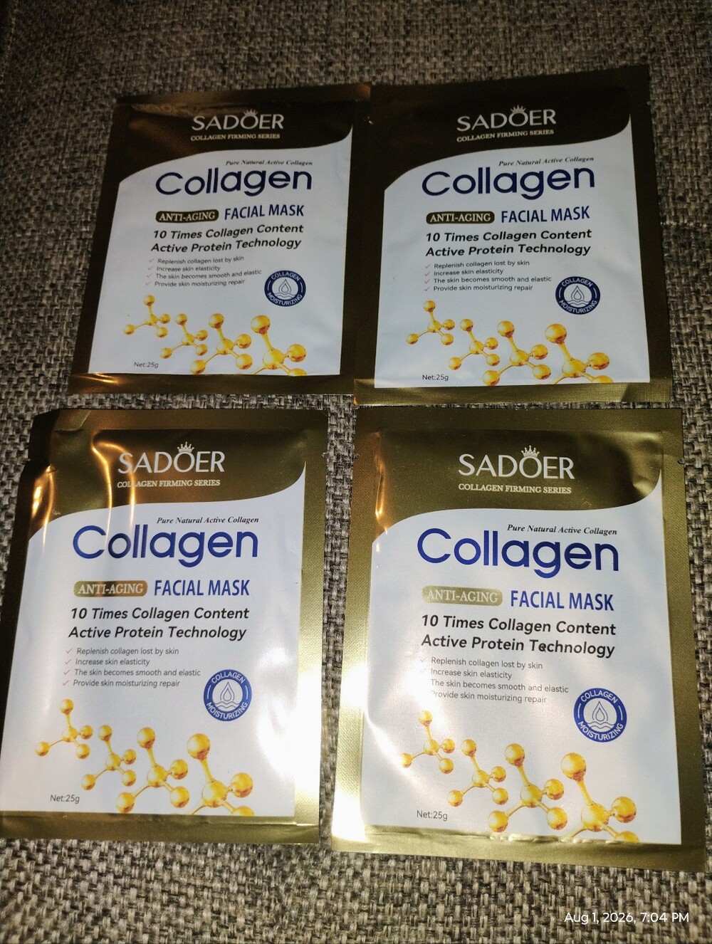 Bundle Of Collagen Anti-Aging Facial Mask